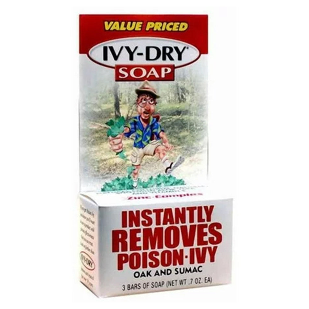 Ivy-dry Soap Instantly Removes Poison-ivy, Oak and Sumac, Pack Of 3, 0.7 Oz